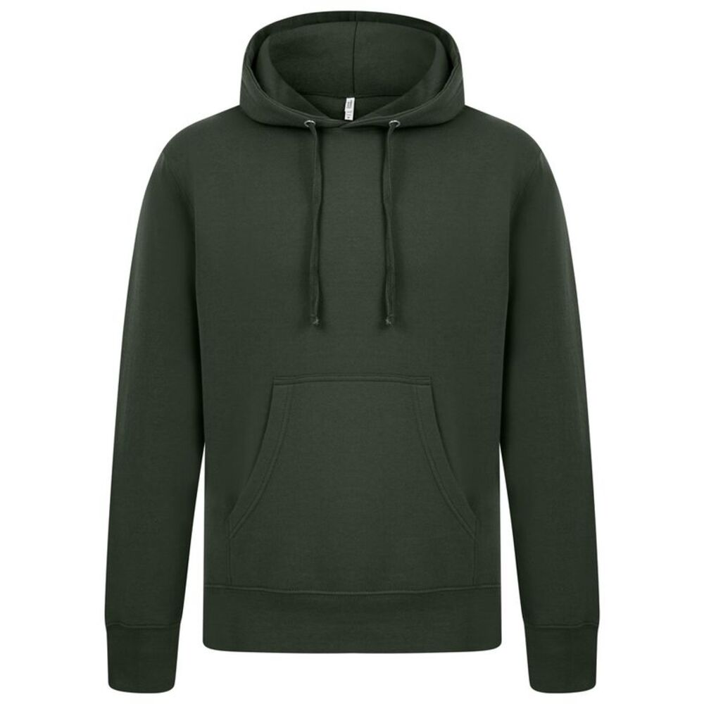 Casual Classics Mens Ringspun Cotton Hoodie / Forest Green
